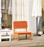 vidaXL Tuinstoel 60x52,5x72 cm massief grenenhout wasbruin