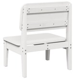 vidaXL Tuinstoel 60x52,5x72 cm massief grenenhout wit