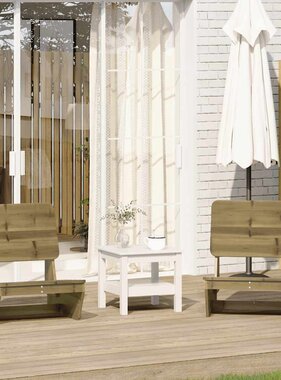 vidaXL Tuinstoelen 2 st 60x64x70,5 cm geïmpregneerd hout