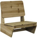 vidaXL Tuinstoelen 2 st 60x64x70,5 cm geïmpregneerd hout
