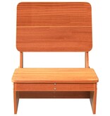 vidaXL Tuinstoelen 2 st 60x64x70,5 cm massief grenenhout wasbruin