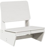 vidaXL Tuinstoelen 2 st 60x64x70,5 cm massief grenenhout wit