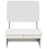 vidaXL Tuinstoelen 2 st 60x64x70,5 cm massief grenenhout wit