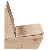 vidaXL Tuinstoelen 2 st 60x64x70,5 cm massief grenenhout