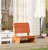 vidaXL Tuinstoel 60x64x70,5 cm massief grenenhout wasbruin