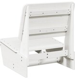 vidaXL Tuinstoel 60x64x70,5 cm massief grenenhout wit