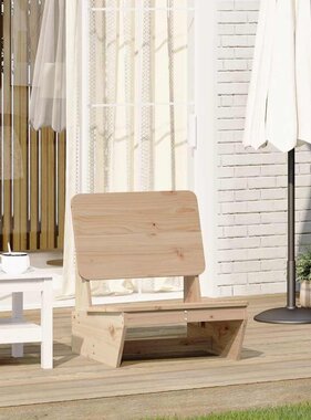 vidaXL Tuinstoel 60x64x70,5 cm massief grenenhout