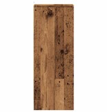 vidaXL Schoenenkast 32x35x92 cm bewerkt hout oud houtkleurig