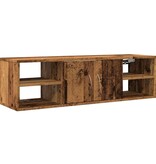 vidaXL Wandkast 102x30x29 cm bewerkt hout oud houtkleurig