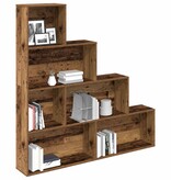 VidaXL Boekenkast 157x24x160 cm bewerkt hout oud houtkleurig
