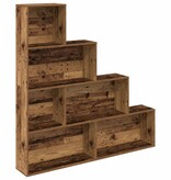 VidaXL Boekenkast 157x24x160 cm bewerkt hout oud houtkleurig