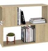 vidaXL Tv-meubel 80x24x63 cm bewerkt hout sonoma eikenkleurig
