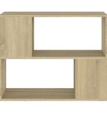 vidaXL Tv-meubel 80x24x63 cm bewerkt hout sonoma eikenkleurig