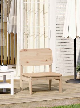 vidaXL Tuinstoel 60x52,5x72 cm massief grenenhout
