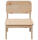 vidaXL Tuinstoel 60x52,5x72 cm massief grenenhout
