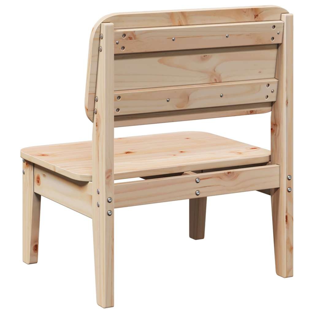 vidaXL Tuinstoel 60x52,5x72 cm massief grenenhout