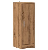 vidaXL Schoenenkast 32x35x92 cm bewerkt hout artisanaal eikenkleur