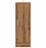 vidaXL Schoenenkast 32x35x92 cm bewerkt hout artisanaal eikenkleur