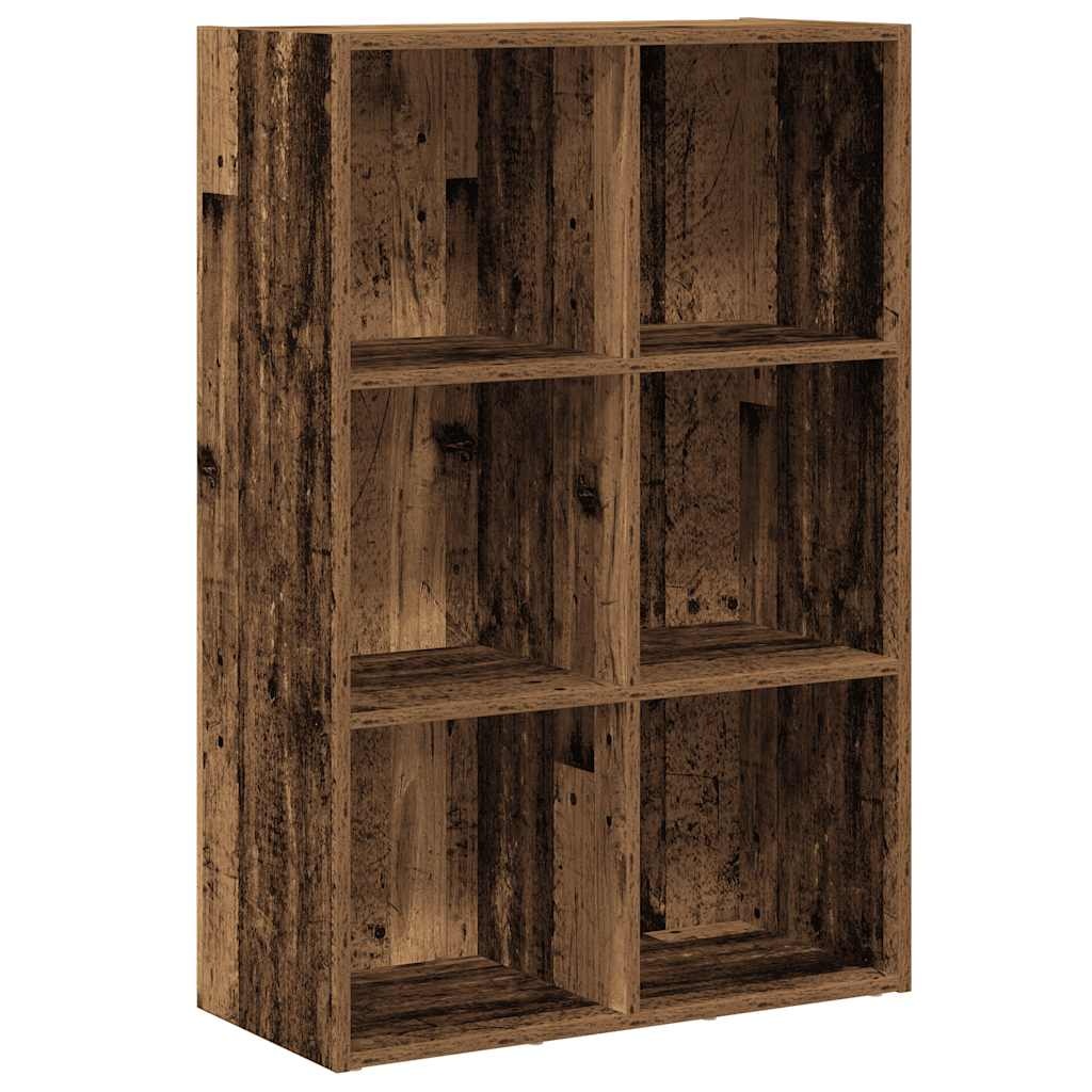 vidaXL Boekenkast/dressoir 66x30x98 cm bewerkt hout oud houtkleurig