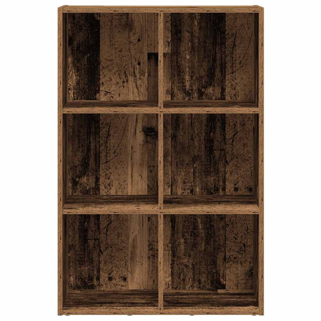 vidaXL Boekenkast/dressoir 66x30x98 cm bewerkt hout oud houtkleurig