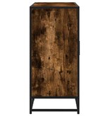 vidaXL Dressoir 92x35x76 cm bewerkt hout gerookt eikenkleurig