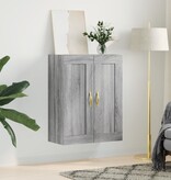 VidaXL Wandkast 69,5x34x90 cm bewerkt hout grijs sonoma eikenkleurig