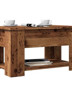 VidaXL Salontafel 79x49x41 cm bewerkt hout oud houtkleurig