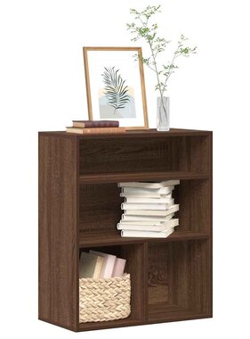 VidaXL Boekenkast 60x30x71,5 cm bewerkt hout bruin eikenkleur