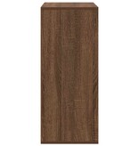 vidaXL Boekenkast 60x30x71,5 cm bewerkt hout bruin eikenkleur