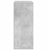 vidaXL Boekenkast 60x30x71,5 cm bewerkt hout betongrijs