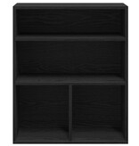vidaXL Boekenkast 60x30x71,5 cm bewerkt hout zwart