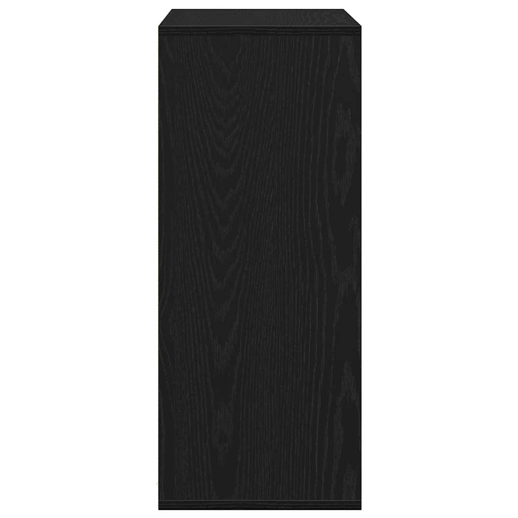 vidaXL Boekenkast 60x30x71,5 cm bewerkt hout zwart