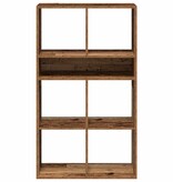 vidaXL Boekenkast 66x31x112 cm bewerkt hout oud houtkleurig