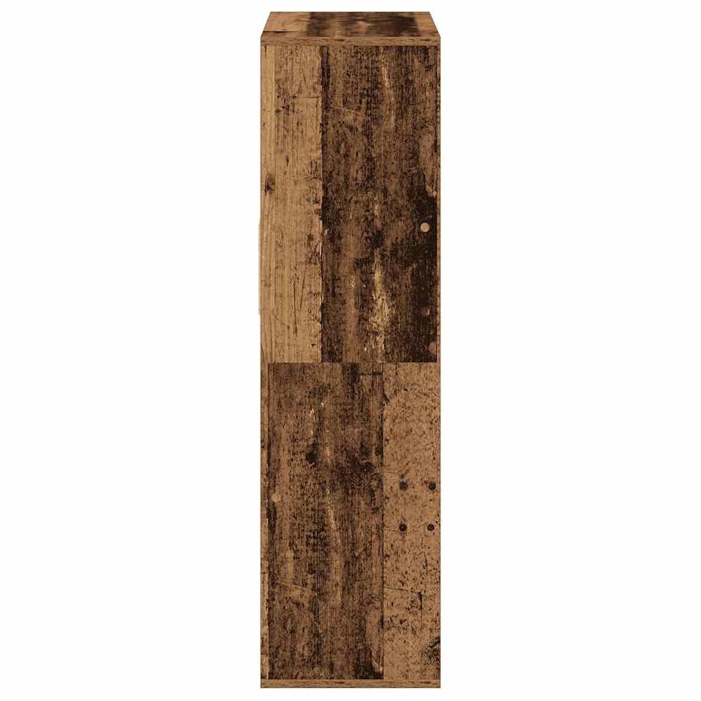 vidaXL Boekenkast 66x31x112 cm bewerkt hout oud houtkleurig