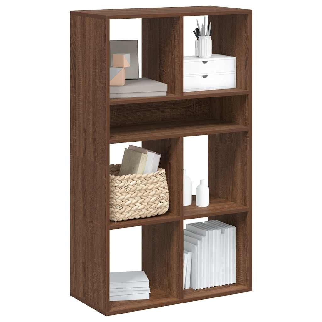 VidaXL Boekenkast 66x31x112 cm bewerkt hout bruin eikenkleur