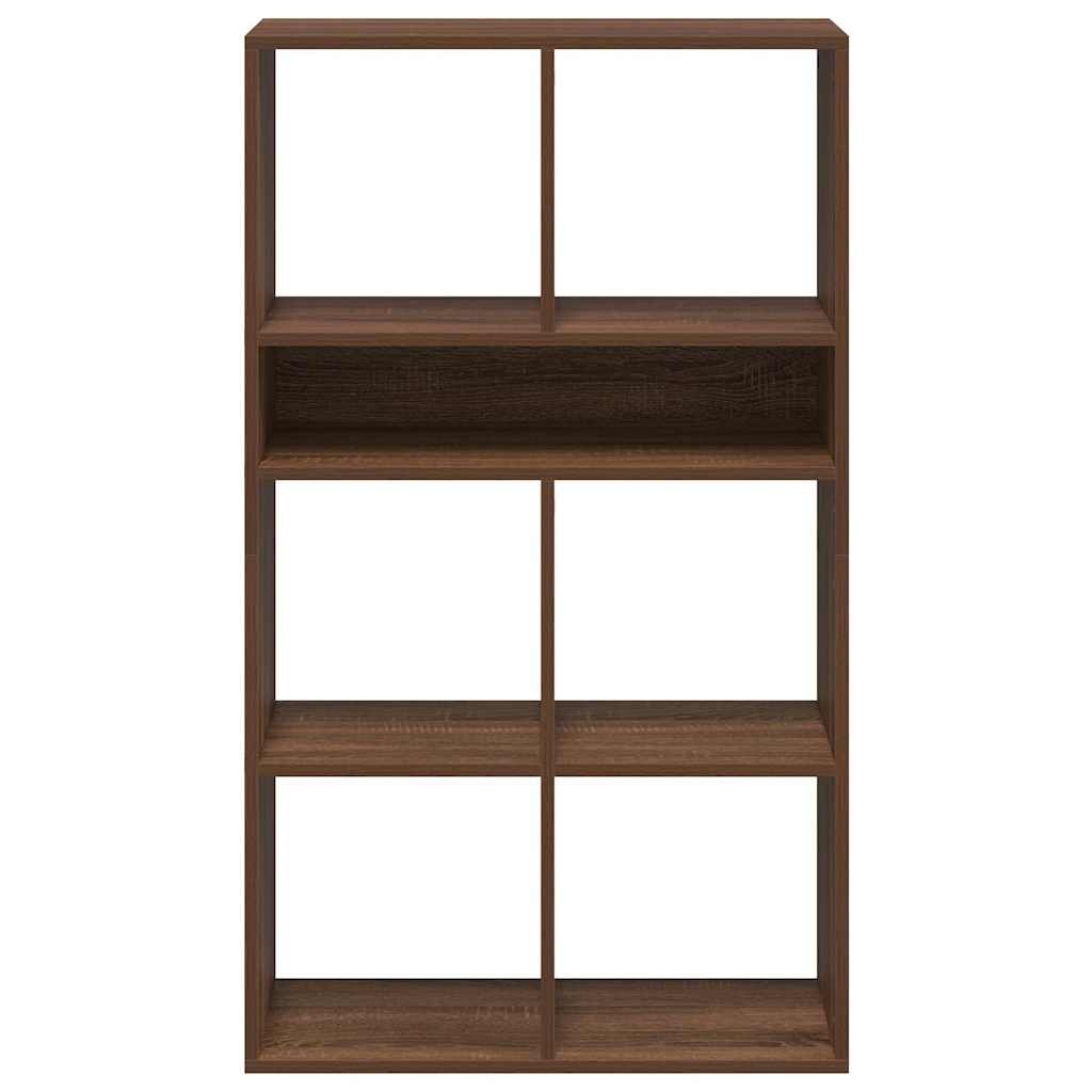 vidaXL Boekenkast 66x31x112 cm bewerkt hout bruin eikenkleur