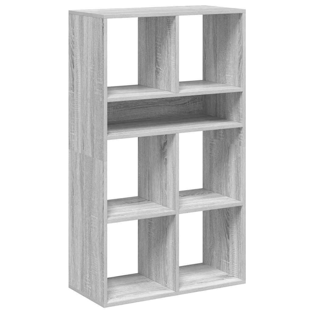 vidaXL Boekenkast 66x31x112 cm bewerkt hout grijs sonoma eikenkleurig