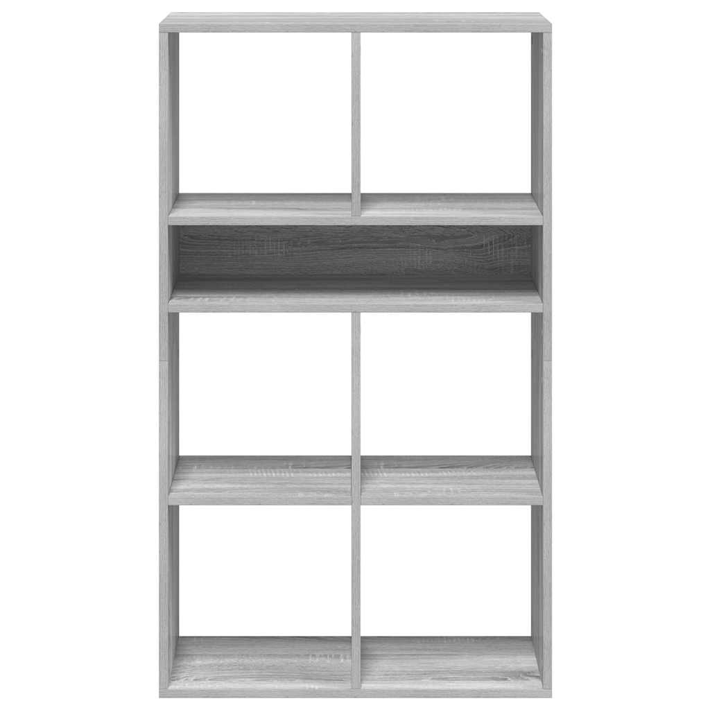 vidaXL Boekenkast 66x31x112 cm bewerkt hout grijs sonoma eikenkleurig