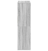 vidaXL Boekenkast 66x31x112 cm bewerkt hout grijs sonoma eikenkleurig