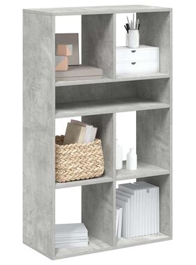VidaXL Boekenkast 66x31x112 cm bewerkt hout betongrijs