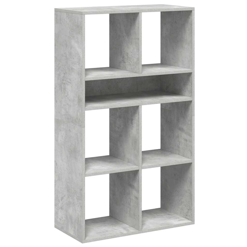 vidaXL Boekenkast 66x31x112 cm bewerkt hout betongrijs