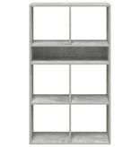vidaXL Boekenkast 66x31x112 cm bewerkt hout betongrijs