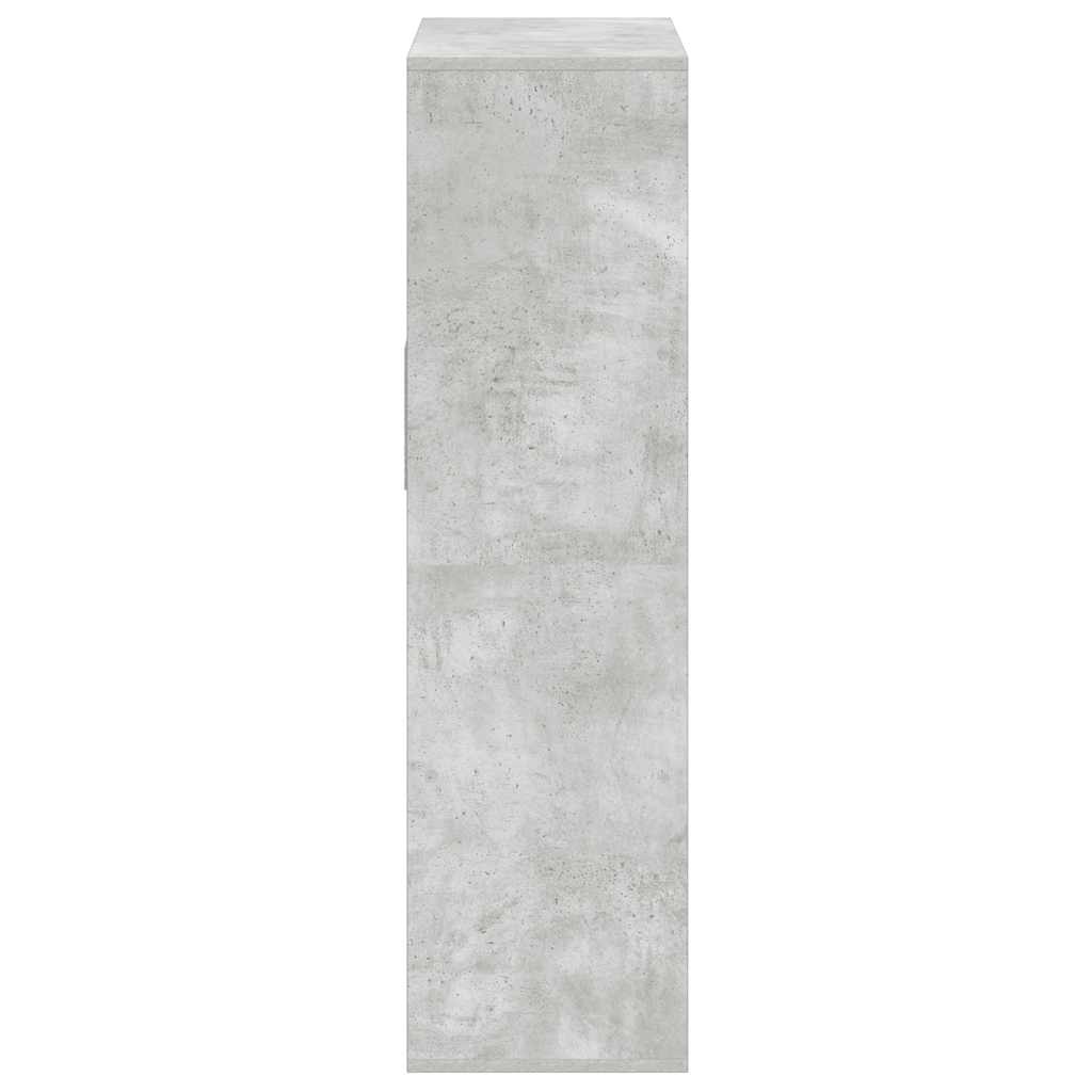 vidaXL Boekenkast 66x31x112 cm bewerkt hout betongrijs
