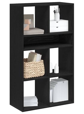 VidaXL Boekenkast 66x31x112 cm bewerkt hout zwart