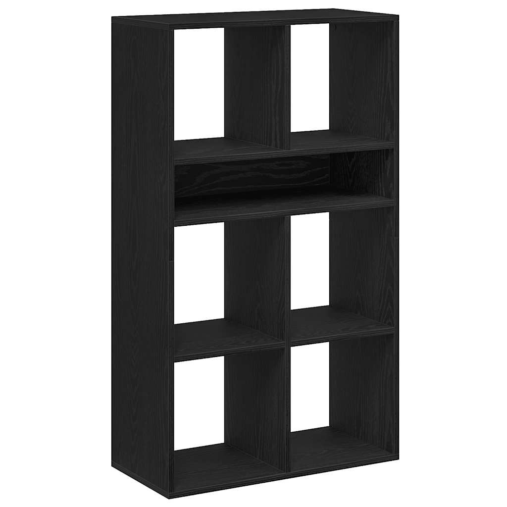 vidaXL Boekenkast 66x31x112 cm bewerkt hout zwart