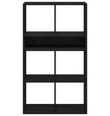 vidaXL Boekenkast 66x31x112 cm bewerkt hout zwart