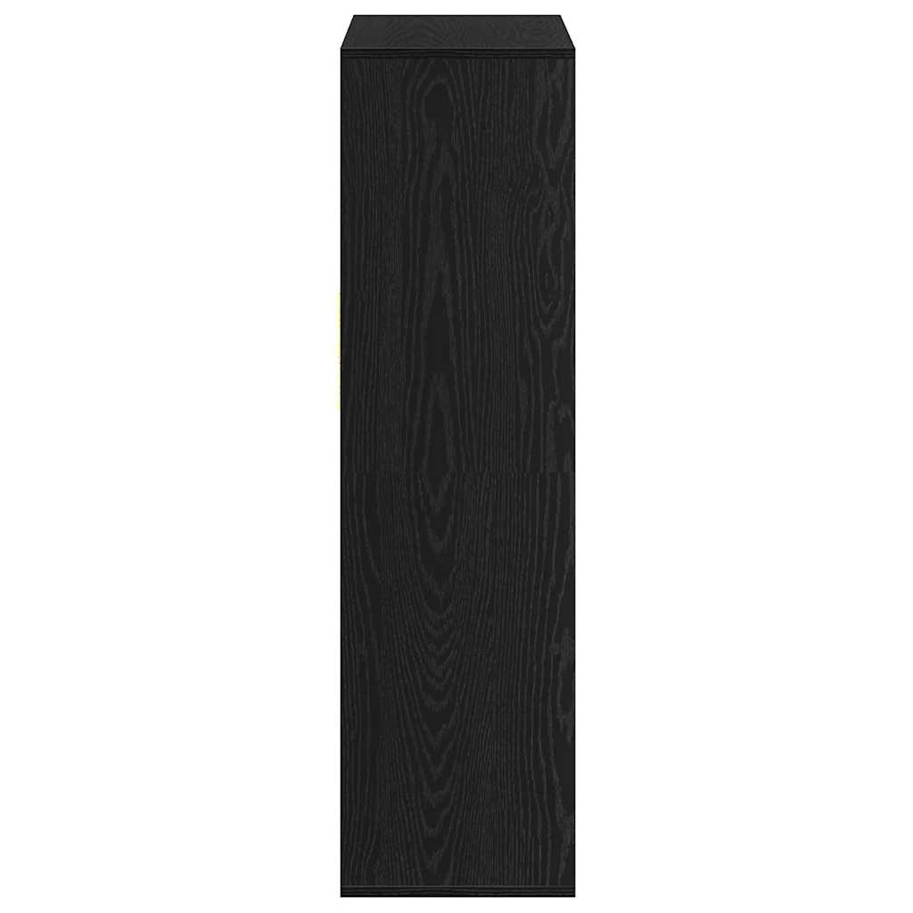 vidaXL Boekenkast 66x31x112 cm bewerkt hout zwart