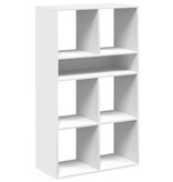 vidaXL Boekenkast 66x31x112 cm bewerkt hout wit