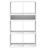 vidaXL Boekenkast 66x31x112 cm bewerkt hout wit