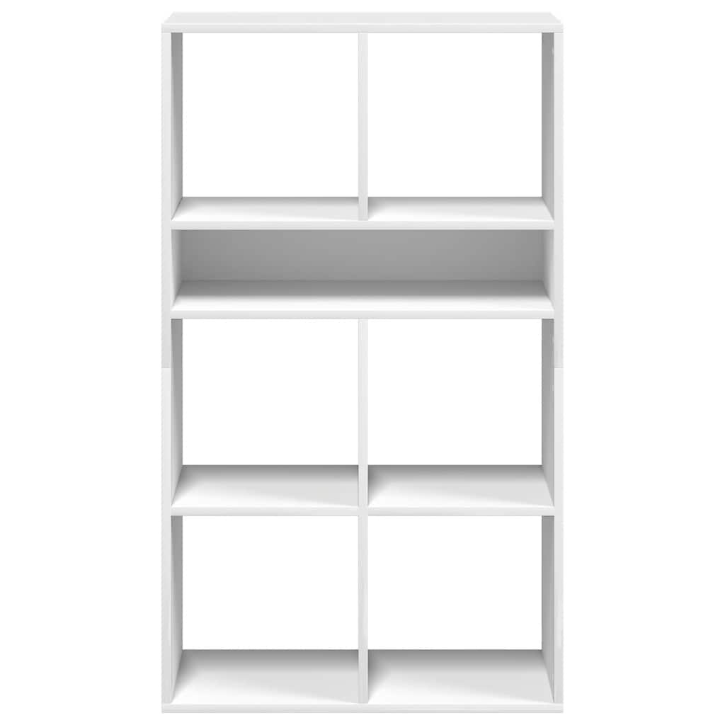 vidaXL Boekenkast 66x31x112 cm bewerkt hout wit